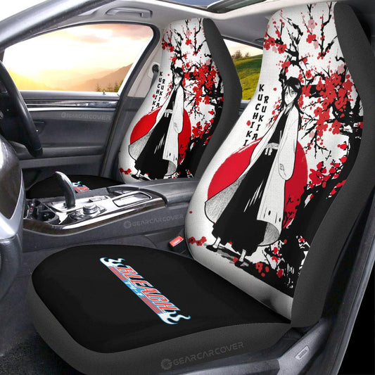 Rukia Kuchiki Car Seat Covers Custom Japan Style Bleach Car Interior Accessories - Gearcarcover - 2
