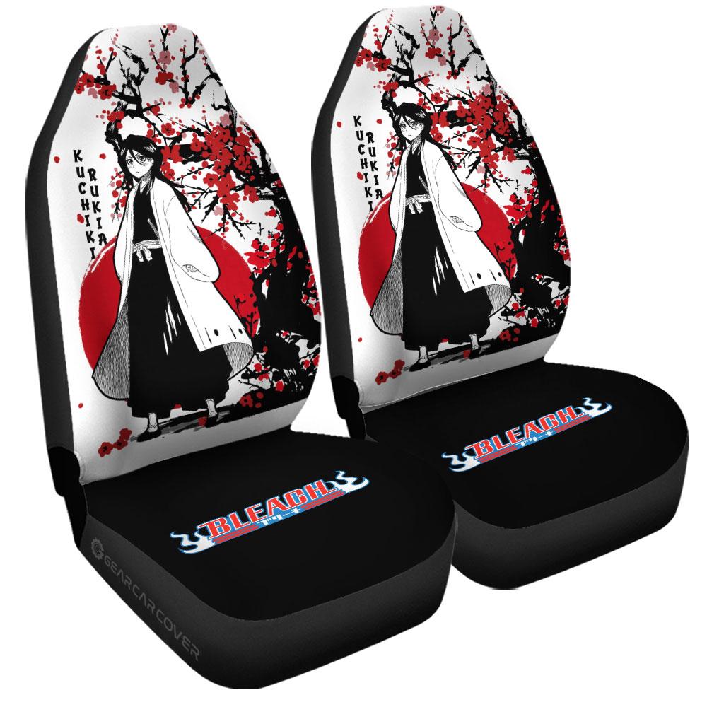 Rukia Kuchiki Car Seat Covers Custom Japan Style Bleach Car Interior Accessories - Gearcarcover - 3