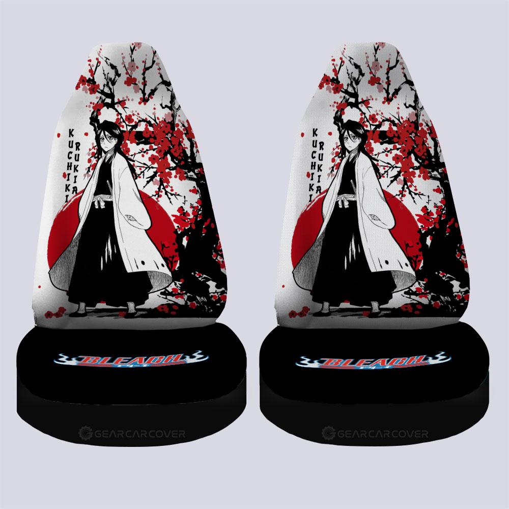 Rukia Kuchiki Car Seat Covers Custom Japan Style Bleach Car Interior Accessories - Gearcarcover - 4