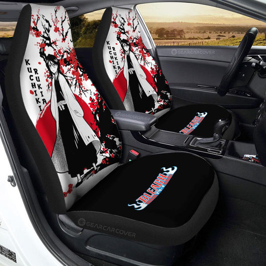 Rukia Kuchiki Car Seat Covers Custom Japan Style Bleach Car Interior Accessories - Gearcarcover - 1