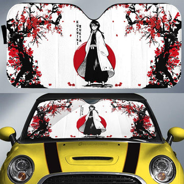 Rukia Kuchiki Car Sunshade Custom Janpan Style Bleach Car Accessories - Gearcarcover - 1