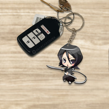 Rukia Kuchiki Keychain Custom Bleach Car Accessories - Gearcarcover - 1