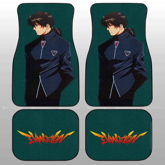 Ryoji Kaji Car Floor Mats Custom NGE Car Accessories - Gearcarcover - 2