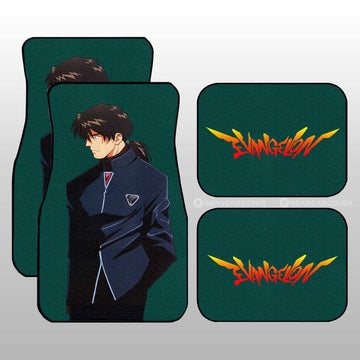 Ryoji Kaji Car Floor Mats Custom NGE Car Accessories - Gearcarcover - 1