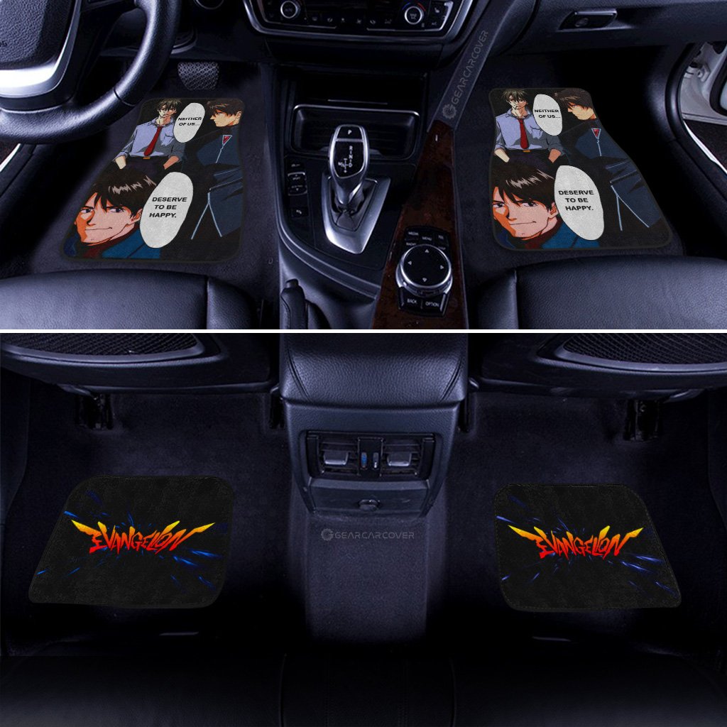 Ryoji Kaji Car Floor Mats Custom NGE - Gearcarcover - 3