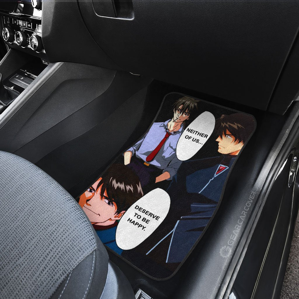 Ryoji Kaji Car Floor Mats Custom NGE - Gearcarcover - 4