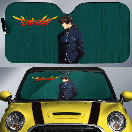 Ryoji Kaji Car Sunshade Custom NGE Car Accessories - Gearcarcover - 1