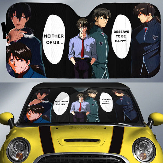 Ryoji Kaji Car Sunshade Custom NGE - Gearcarcover - 1