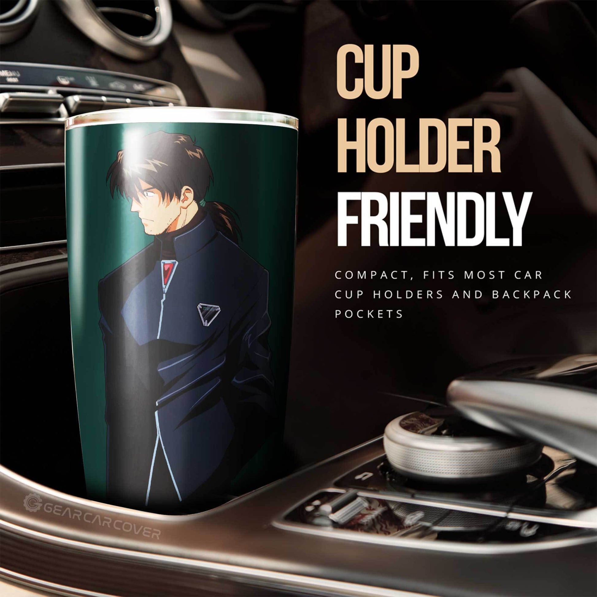 Ryoji Kaji Tumbler Cup Custom NGE Car Accessories - Gearcarcover - 2