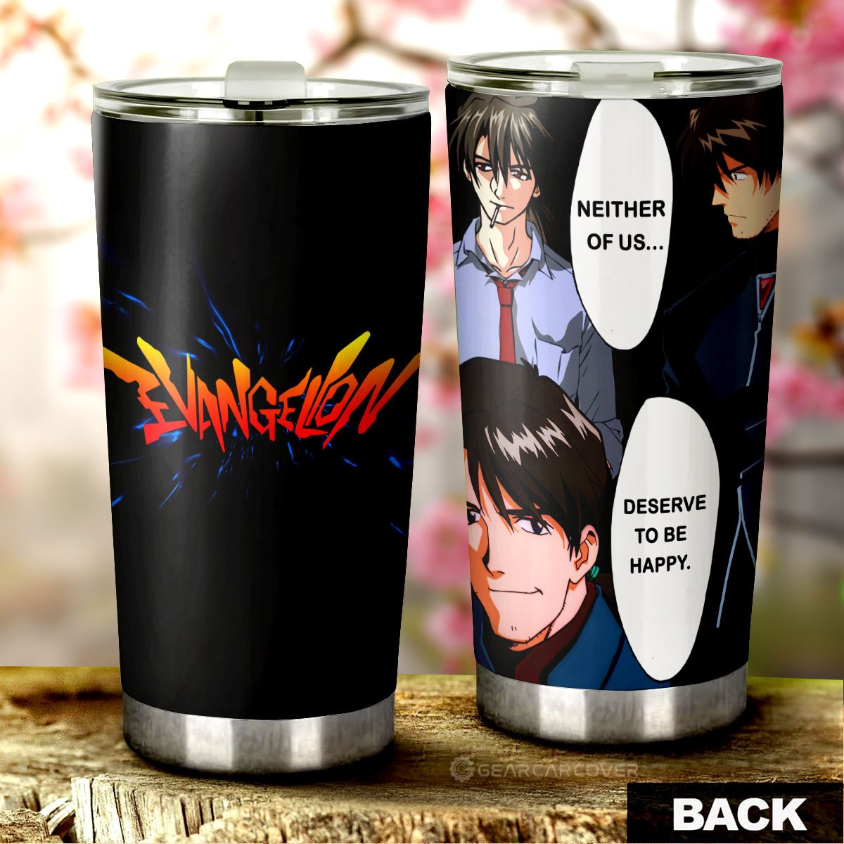 Ryoji Kaji Tumbler Cup Custom NGE - Gearcarcover - 1