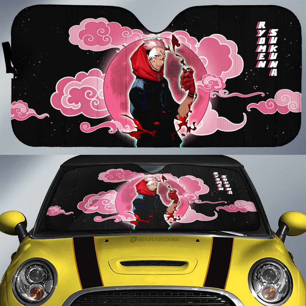 Ryomen Sukuna Car Sunshade Custom - Gearcarcover - 1