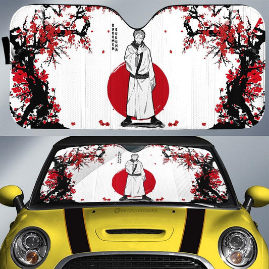Ryomen Sukuna Car Sunshade Custom Japan Style Car Accessories - Gearcarcover - 1