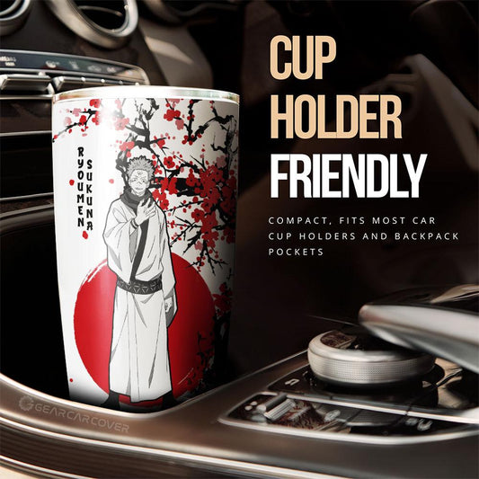 Ryomen Sukuna Tumbler Cup Custom Japan Style Car Accessories - Gearcarcover - 2