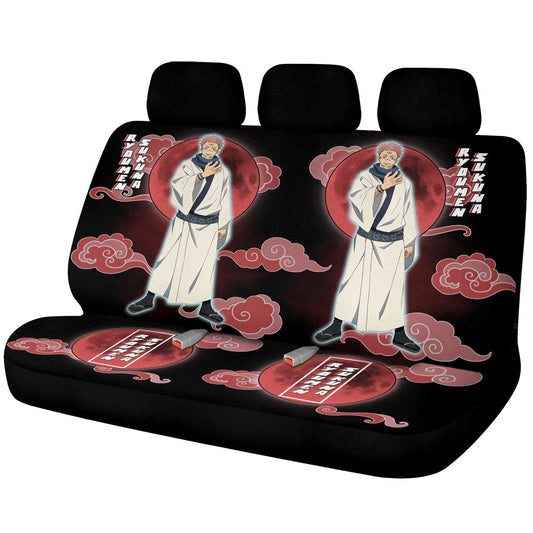 Ryoumen Sukuna Car Back Seat Covers Custom Car Accessories - Gearcarcover - 1
