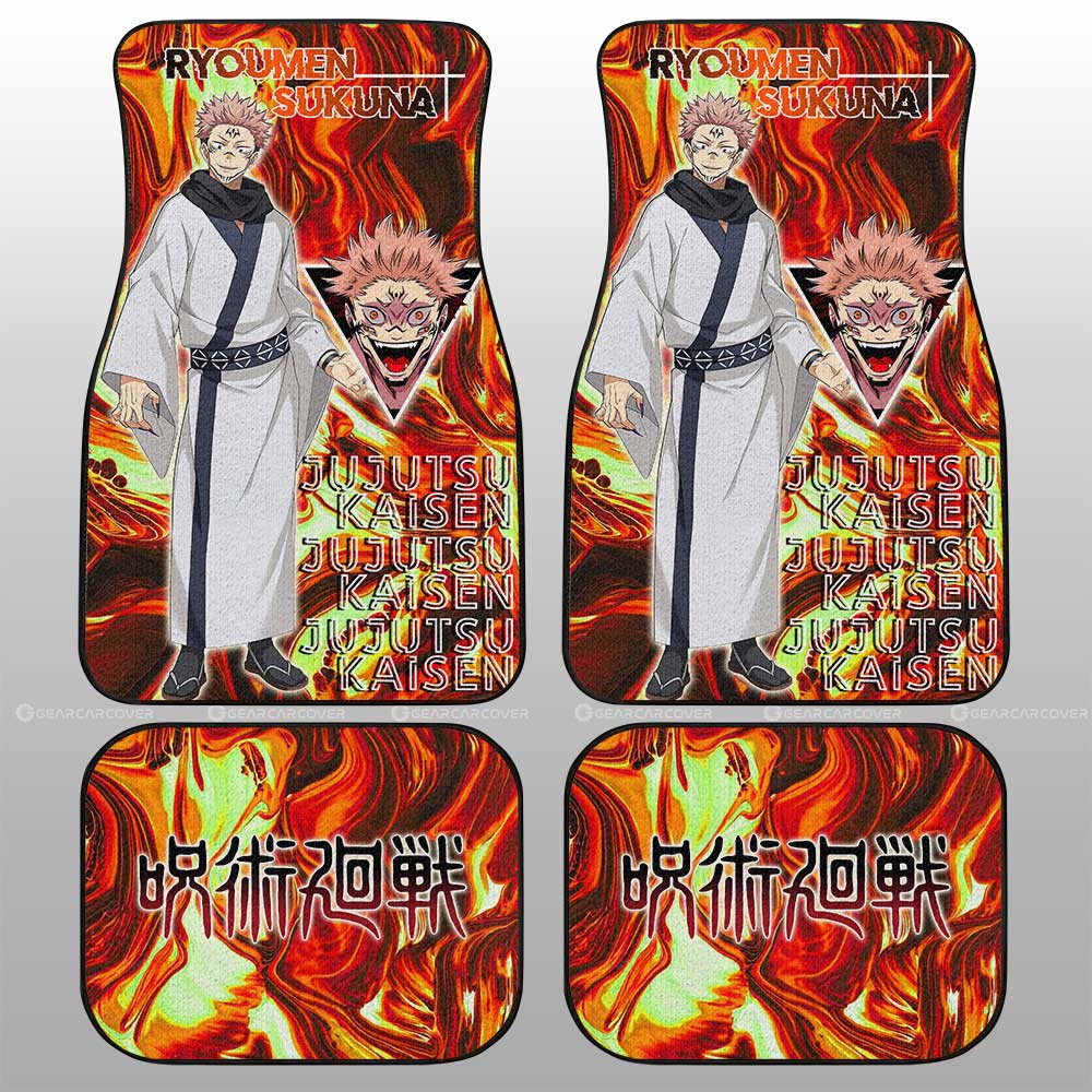 Ryoumen Sukuna Car Floor Mats Custom Car Accessories - Gearcarcover - 1