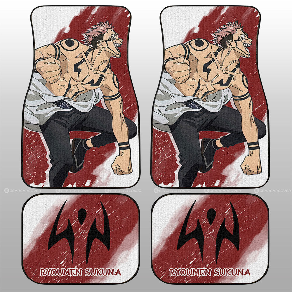 Ryoumen Sukuna Car Floor Mats Custom Car Accessories - Gearcarcover - 1