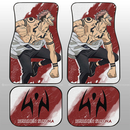 Ryoumen Sukuna Car Floor Mats Custom Car Accessories - Gearcarcover - 1
