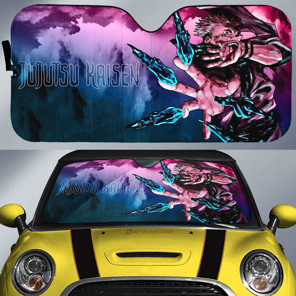 Ryoumen Sukuna Car Sunshade Collection - Gearcarcover - 1