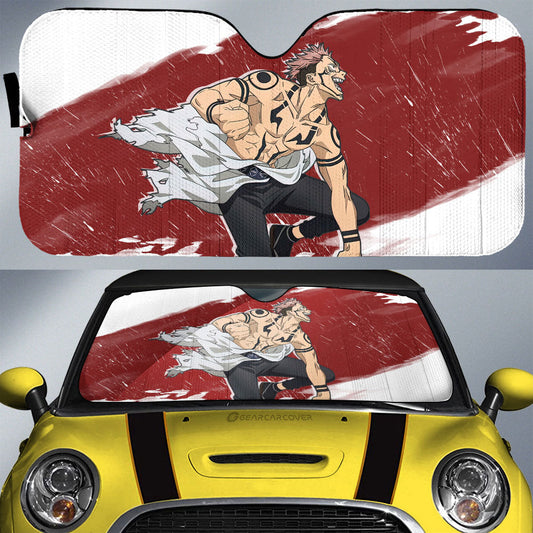 Ryoumen Sukuna Car Sunshade Custom Car Accessories - Gearcarcover - 1