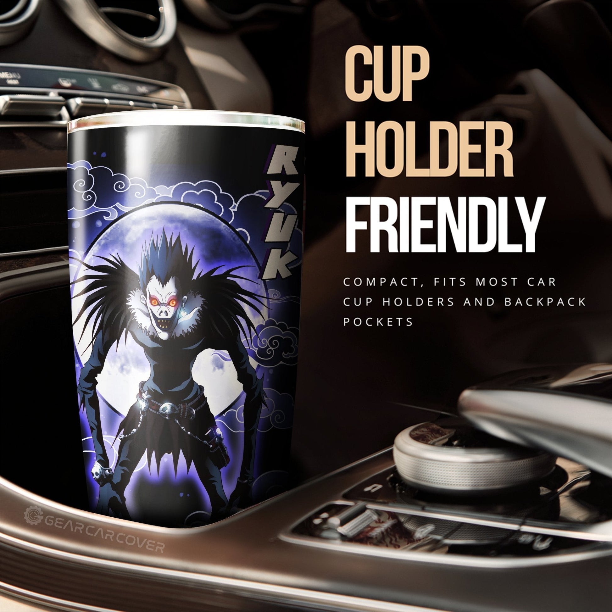Ryuk Tumbler Cup Custom Death Note Car Accessories - Gearcarcover - 2