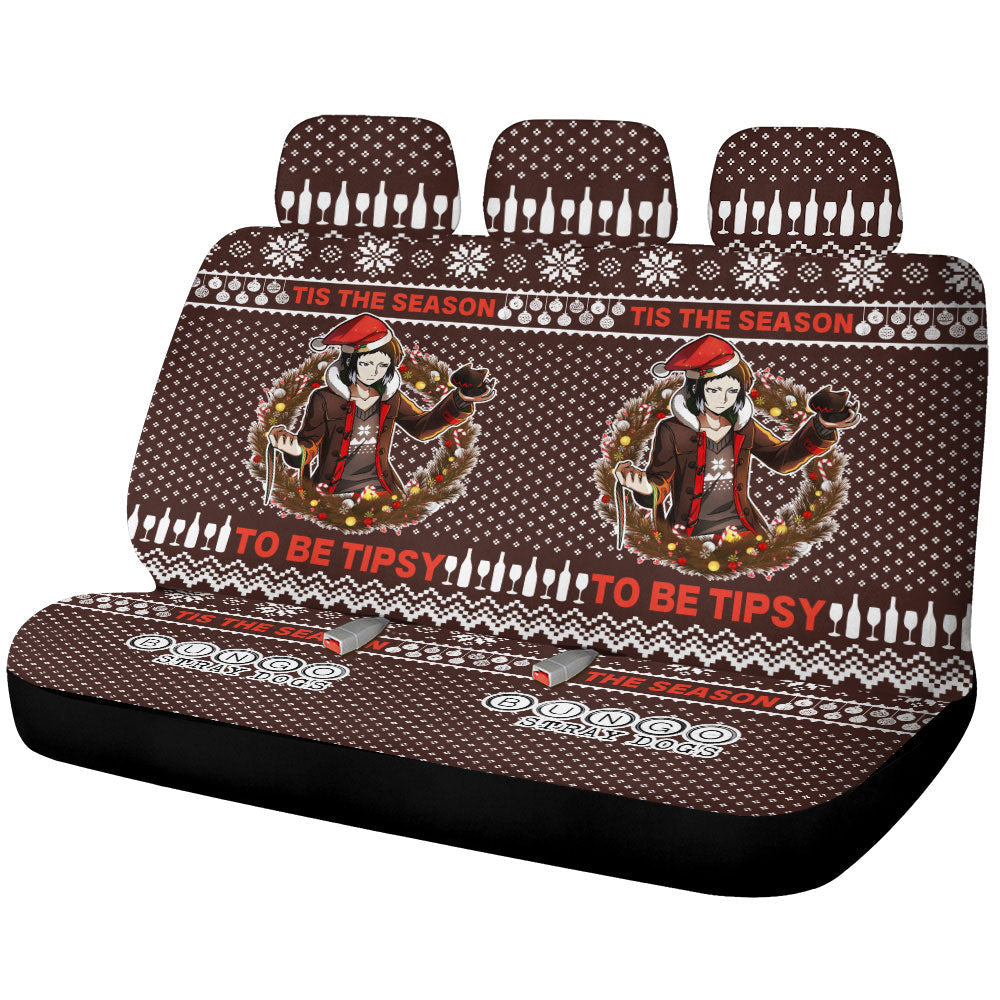 Ryunosuke Akutagawa Car Back Seat Covers Custom Car Accessories - Gearcarcover - 1