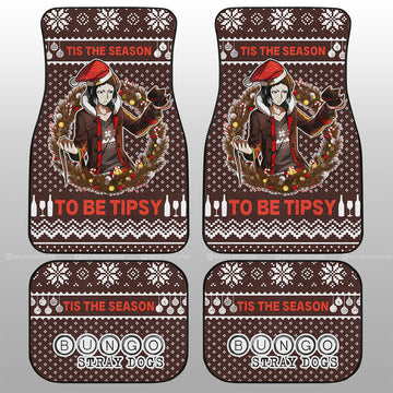 Ryunosuke Akutagawa Car Floor Mats Custom Car Accessories - Gearcarcover - 1