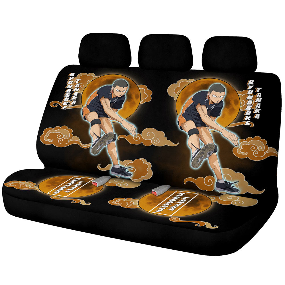 Ryunosuke Tanaka Car Back Seat Covers Custom Car Accessories - Gearcarcover - 1