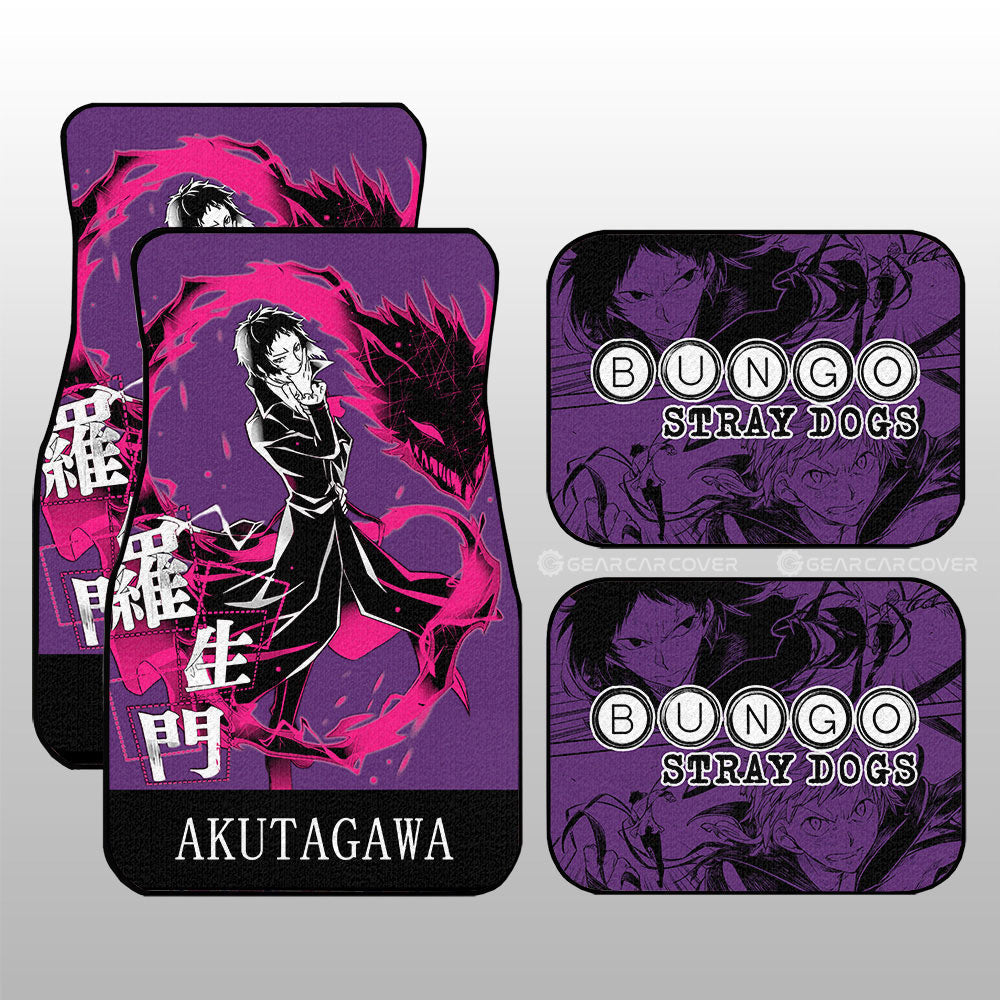 Ryuunosuke Akutagawa Car Floor Mats Custom Car Accessories - Gearcarcover - 1