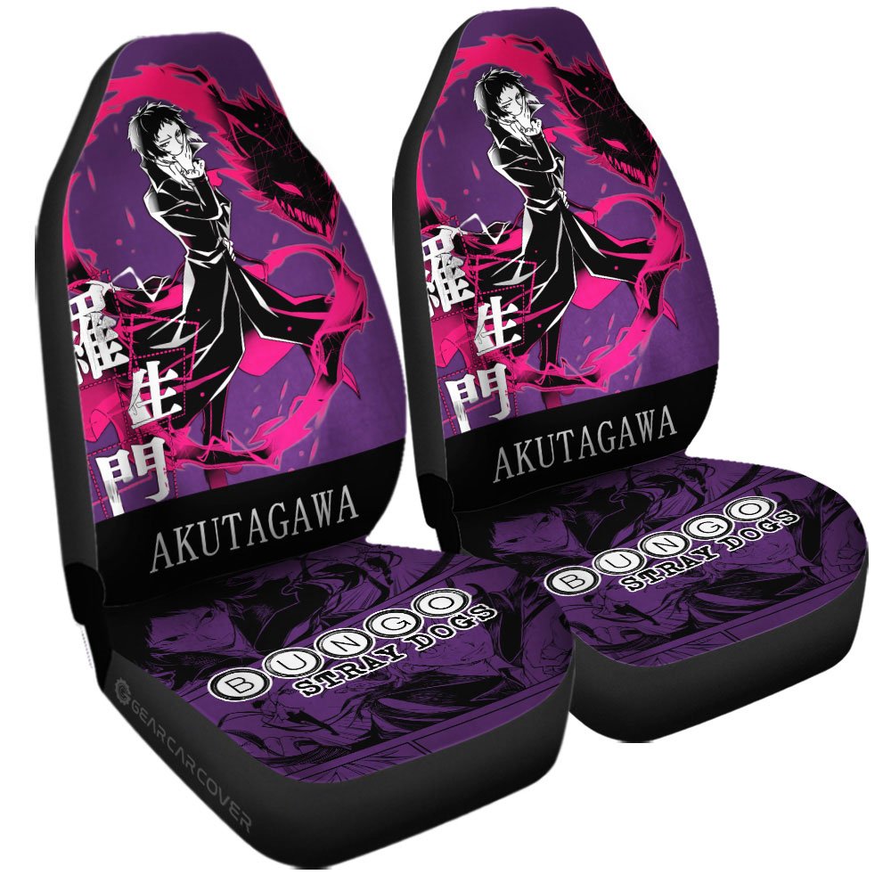 Ryuunosuke Akutagawa Car Seat Covers Custom Car Accessories - Gearcarcover - 2