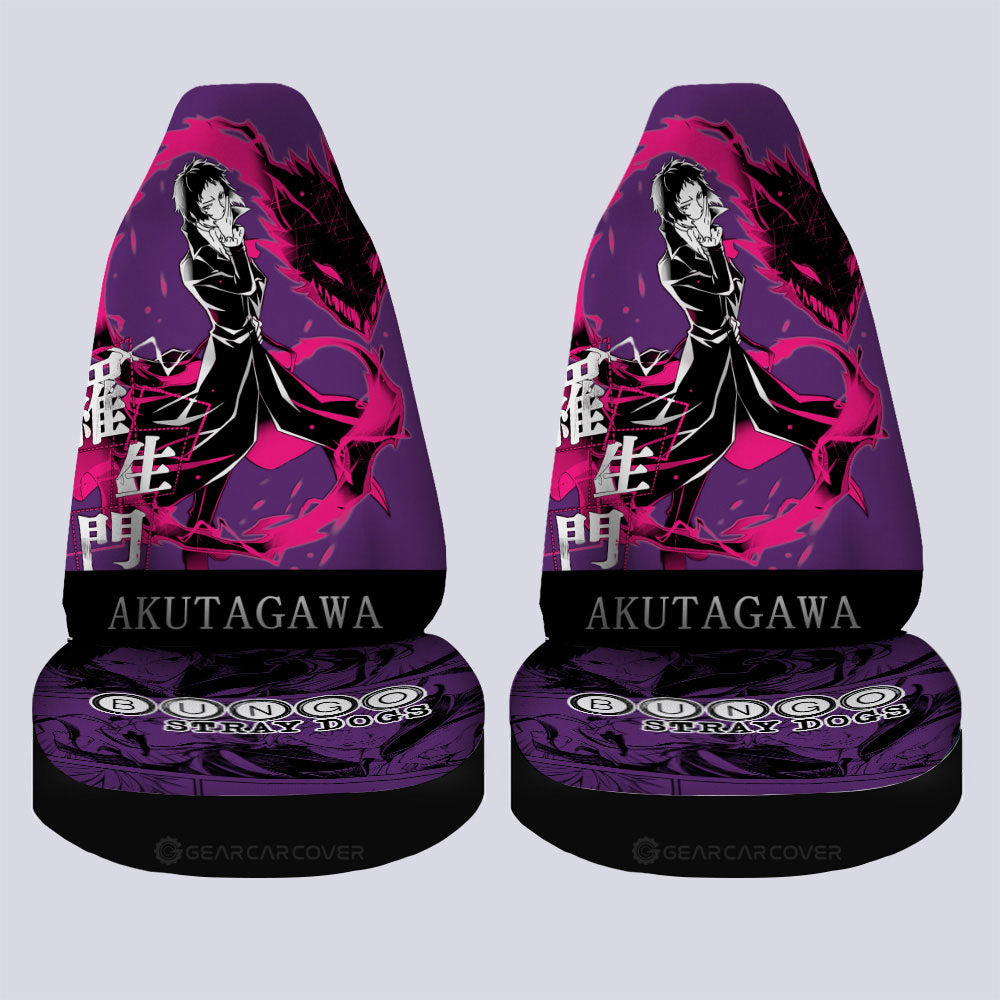 Ryuunosuke Akutagawa Car Seat Covers Custom Car Accessories - Gearcarcover - 1