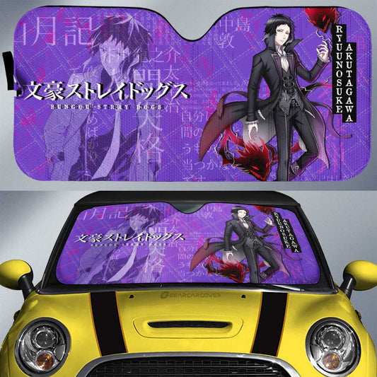 Ryuunosuke Akutagawa Car Sunshade Custom Car Interior Accessories - Gearcarcover - 1