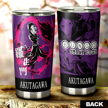Ryuunosuke Akutagawa Tumbler Cup Custom Car Interior Accessories - Gearcarcover - 1