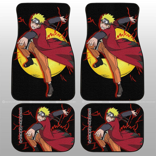 Sage Car Floor Mats Custom Shippuden Anime - Gearcarcover - 2