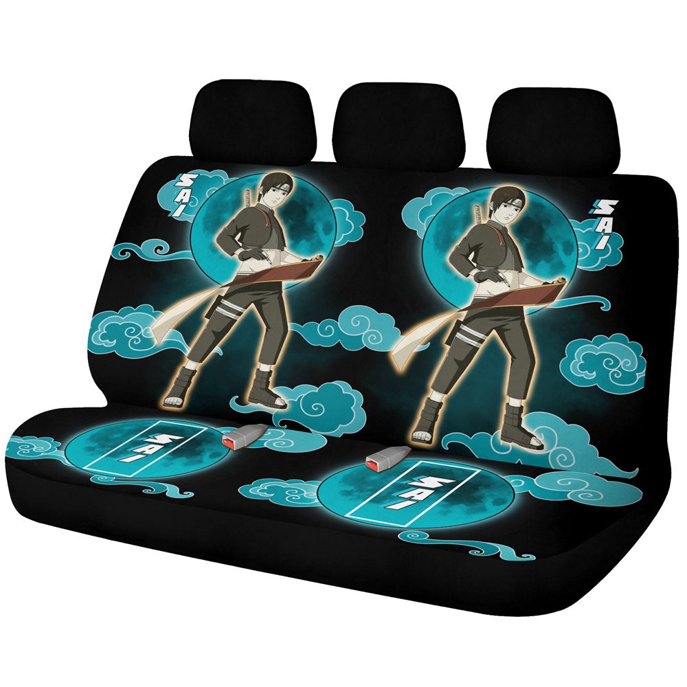 Sai Car Back Seat Covers Custom Anime Car Accessories - Gearcarcover - 1