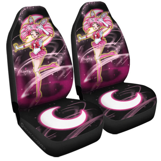 Sailor Chibi Moon Car Seat Covers Custom Car Accessories - Gearcarcover - 1