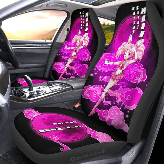 Sailor Chibi Moon Car Seat Covers Custom Car Interior Accessories - Gearcarcover - 2