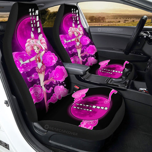 Sailor Chibi Moon Car Seat Covers Custom Car Interior Accessories - Gearcarcover - 1
