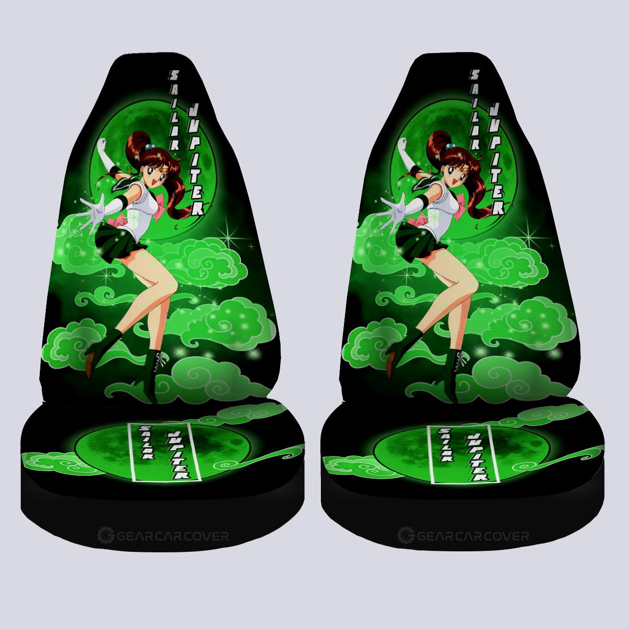 Sailor Jupiter Car Seat Covers Custom Car Interior Accessories - Gearcarcover - 4