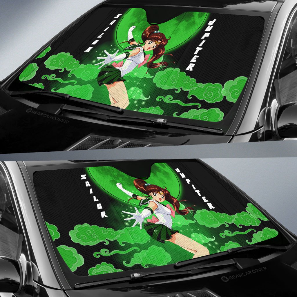 Sailor Jupiter Car Sunshade Custom Car Accessories - Gearcarcover - 2