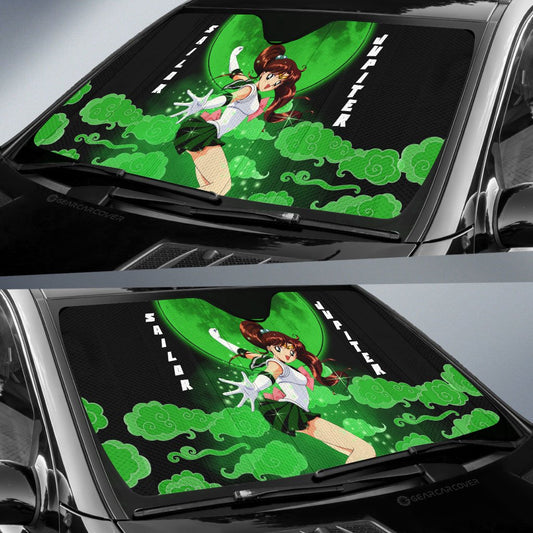 Sailor Jupiter Car Sunshade Custom Car Accessories - Gearcarcover - 2