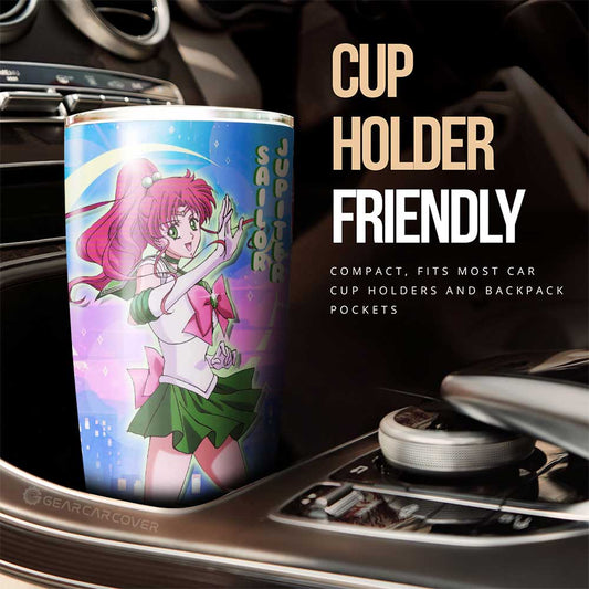Sailor Jupiter Tumbler Cup Custom For Car Decoration - Gearcarcover - 2