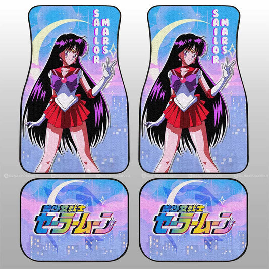 Sailor Mars Car Floor Mats Custom For Car Decoration - Gearcarcover - 2