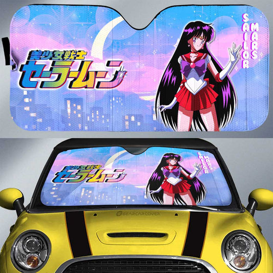 Sailor Mars Car Sunshade Custom For Car Decoration - Gearcarcover - 1