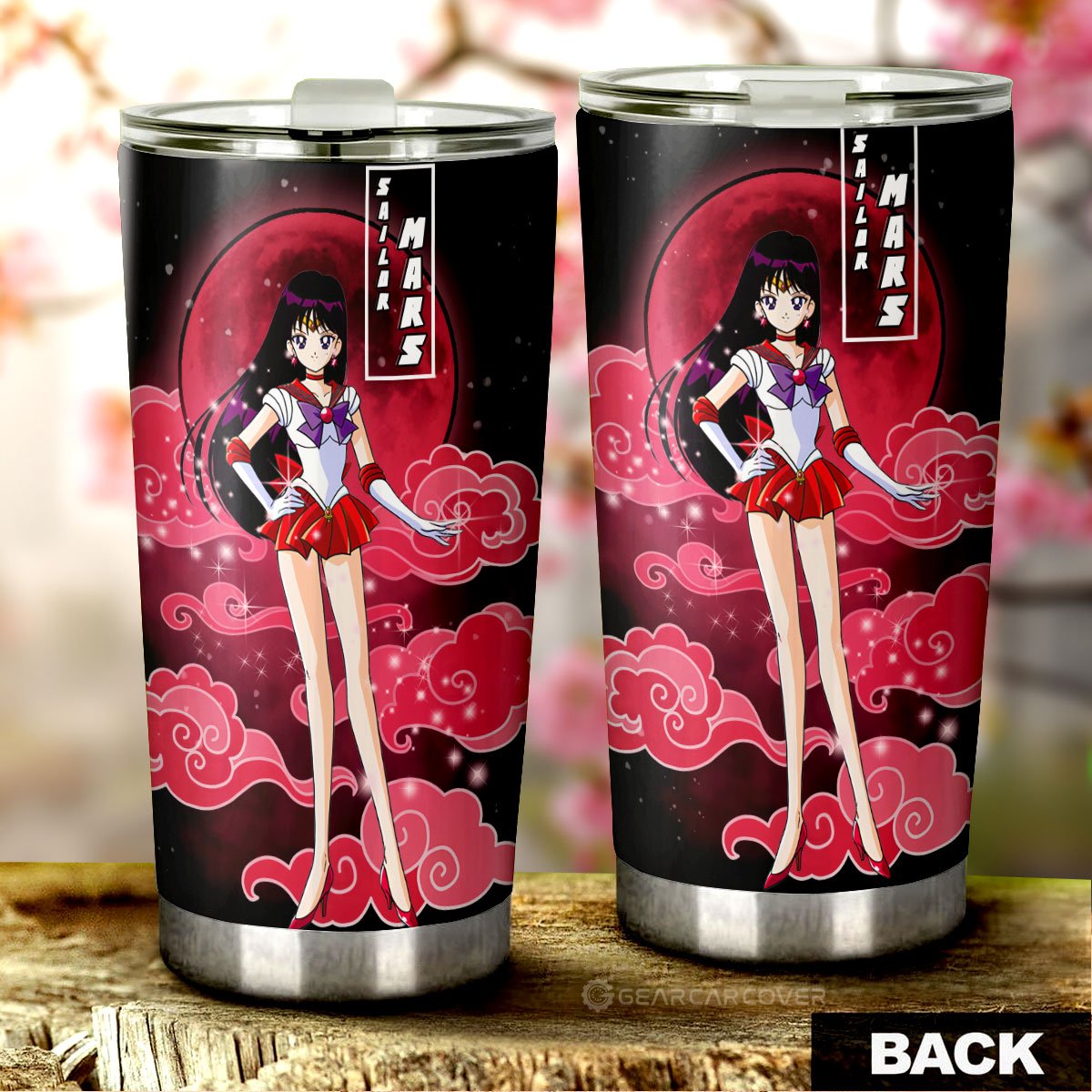 Sailor Mars Tumbler Cup Custom Car Interior Accessories - Gearcarcover - 3