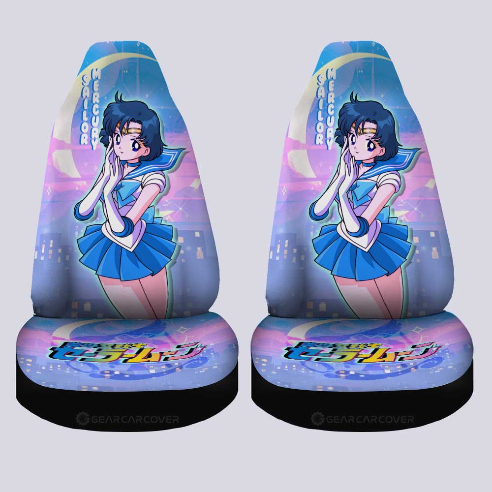 Sailor Mercury Car Seat Covers Custom For Car Decoration - Gearcarcover - 4