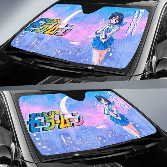 Sailor Mercury Car Sunshade Custom For Car Decoration - Gearcarcover - 2