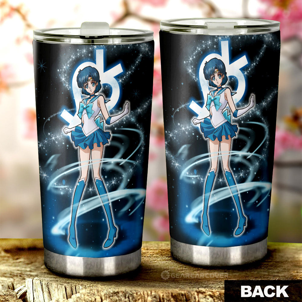 Sailor Mercury Tumbler Cup Custom Car Interior Accessories - Gearcarcover - 3