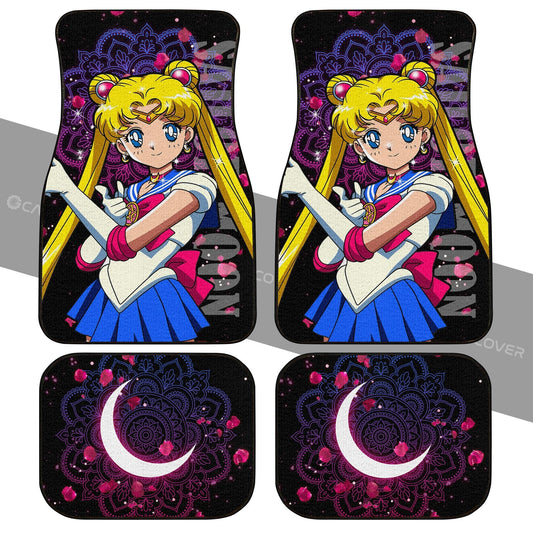 Sailor Moon Car Floor Mats Custom Anime Car Interior Accessories - Gearcarcover - 2