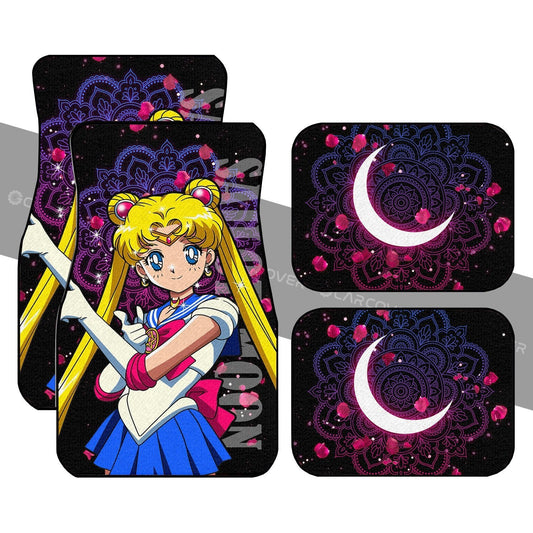 Sailor Moon Car Floor Mats Custom Anime Car Interior Accessories - Gearcarcover - 1
