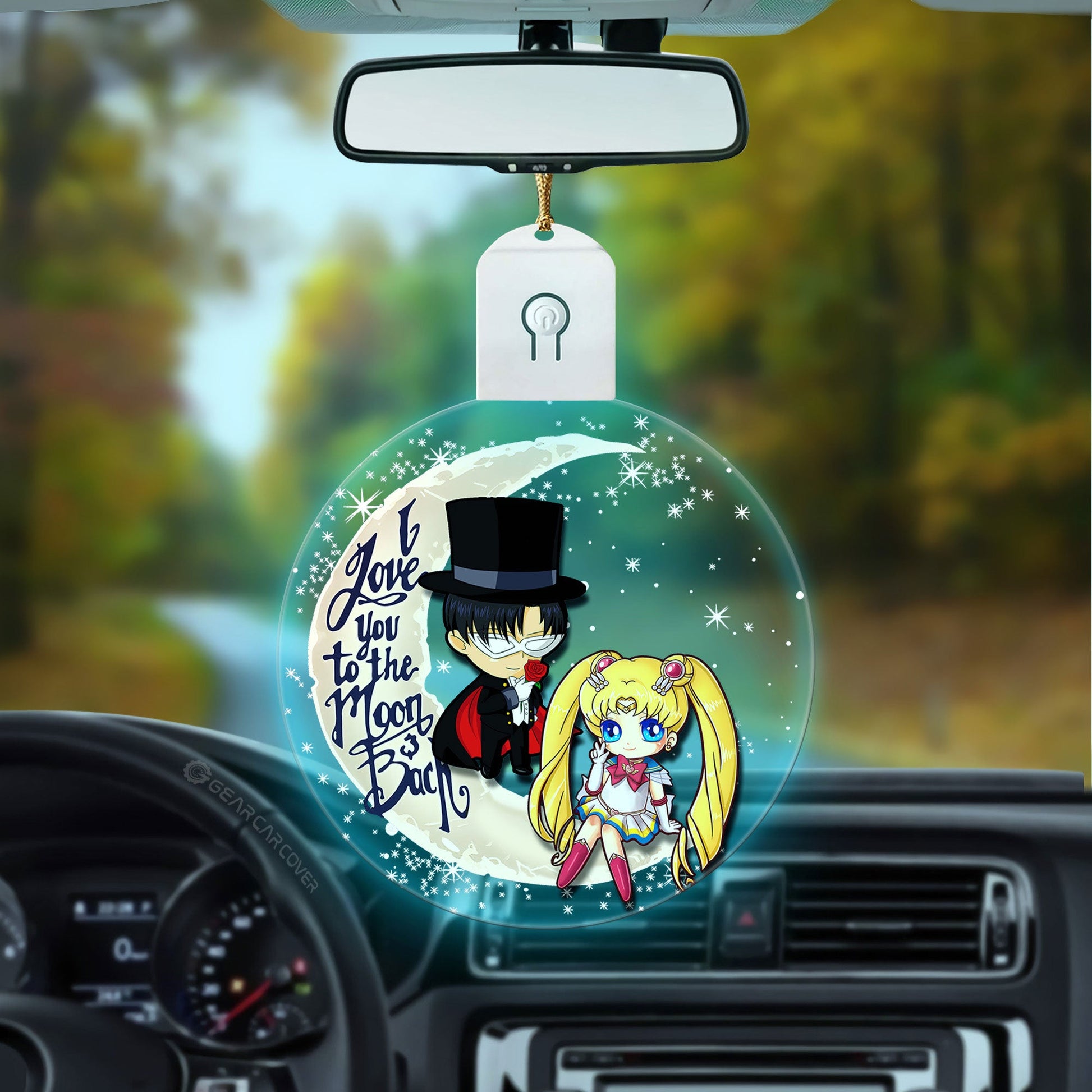 Sailor Moon Tuxedo Mask Led Ornament Custom Car Decorations - Gearcarcover - 3